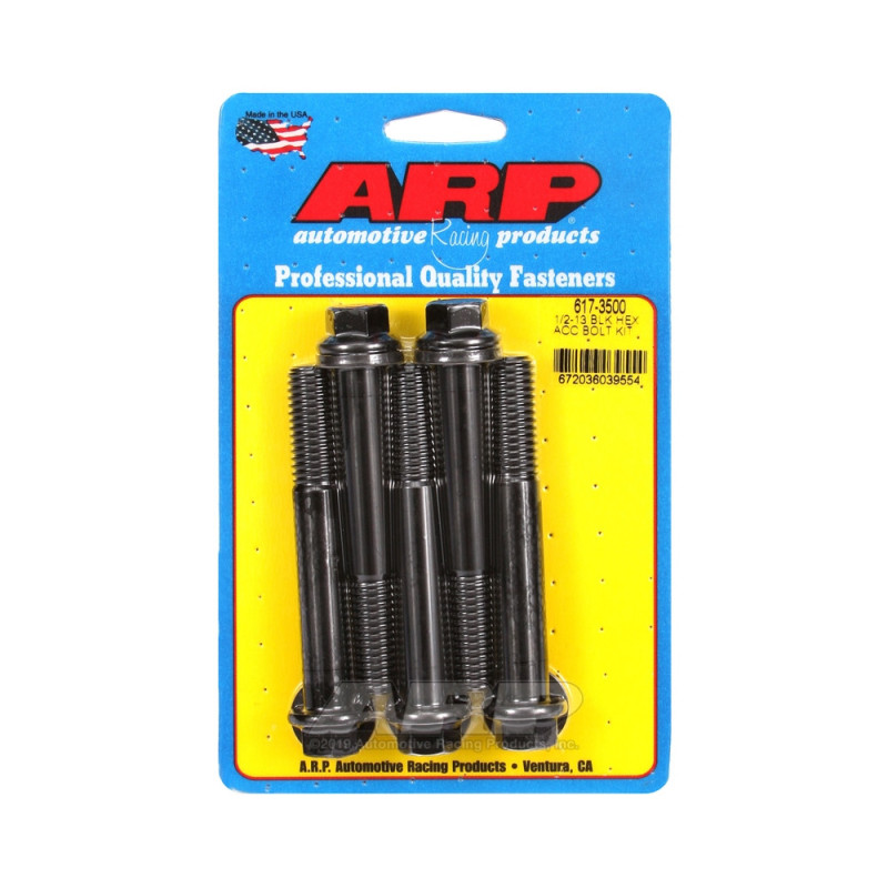 Parafuso universal ARP 1/2-13 - Óxido preto Hex x5Array