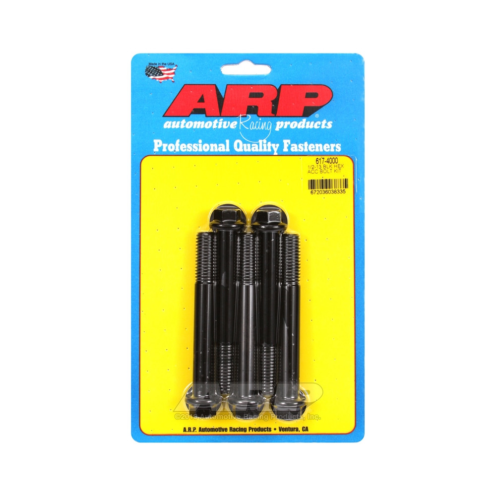 Perno Universal ARP 1/2-13 - Óxido negro hexagonal x5Array