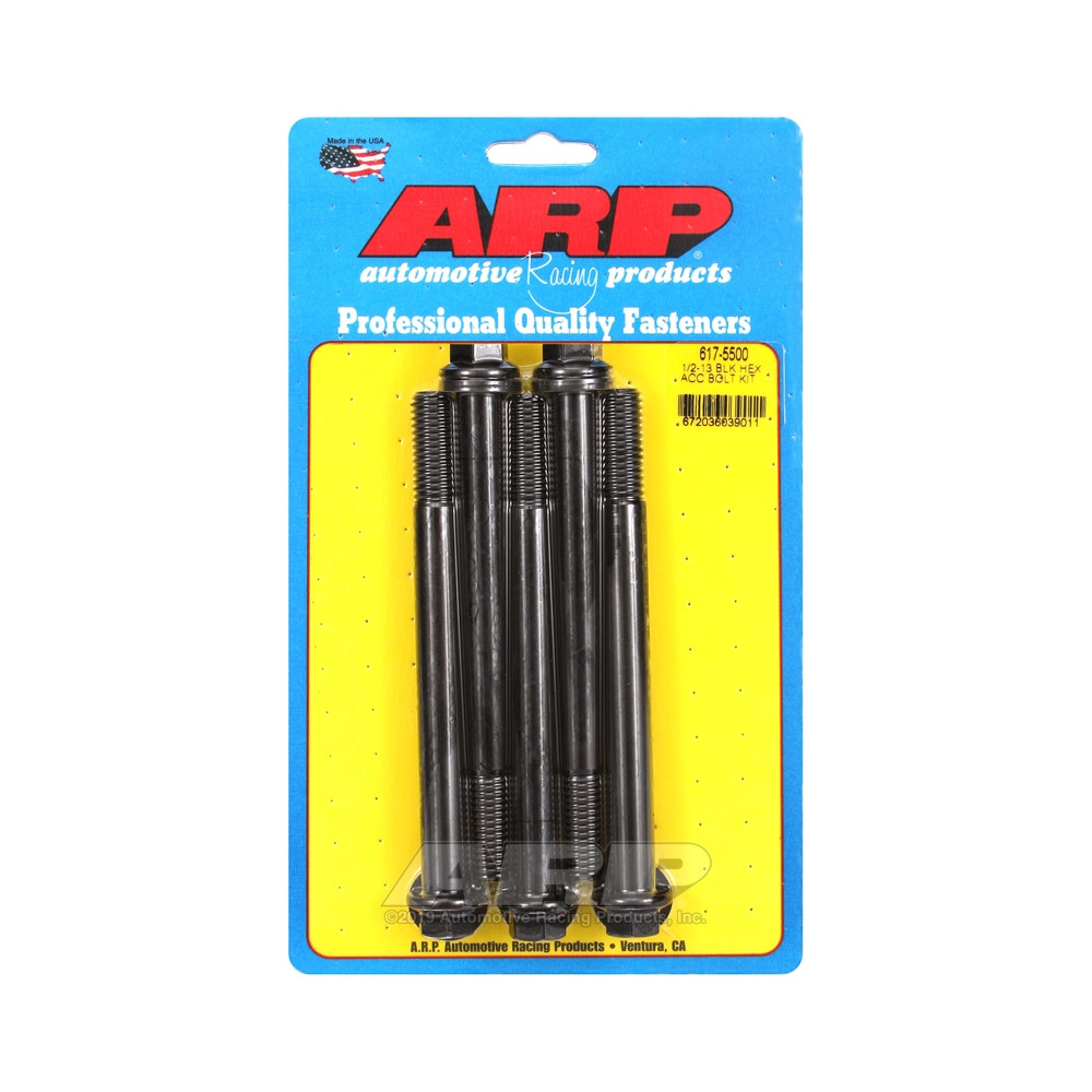Perno Universal ARP 1/2-13 - Óxido negro hexagonal x5Array