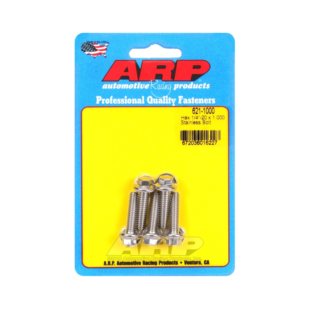 Perno universal ARP 1/4-20 - Acero inoxidable hexagonal x5Array