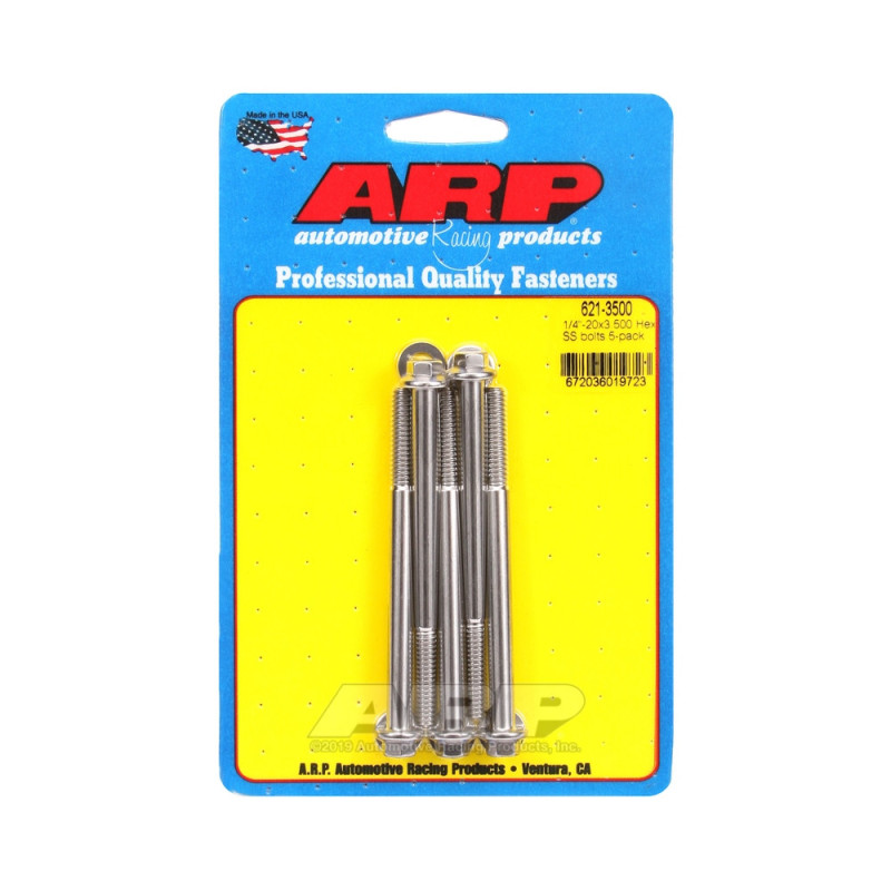 Perno universal ARP 1/4-20 - Acero inoxidable hexagonal x5Array