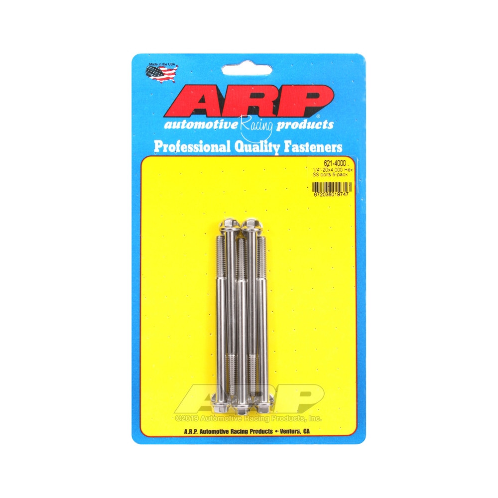 Perno universal ARP 1/4-20 - Acero inoxidable hexagonal x5Array