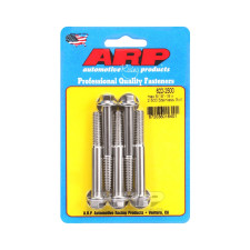 Parafusaria universal ARP 5/16-18 - Aço inoxidável, cabeça sextavada, 5 unidades
