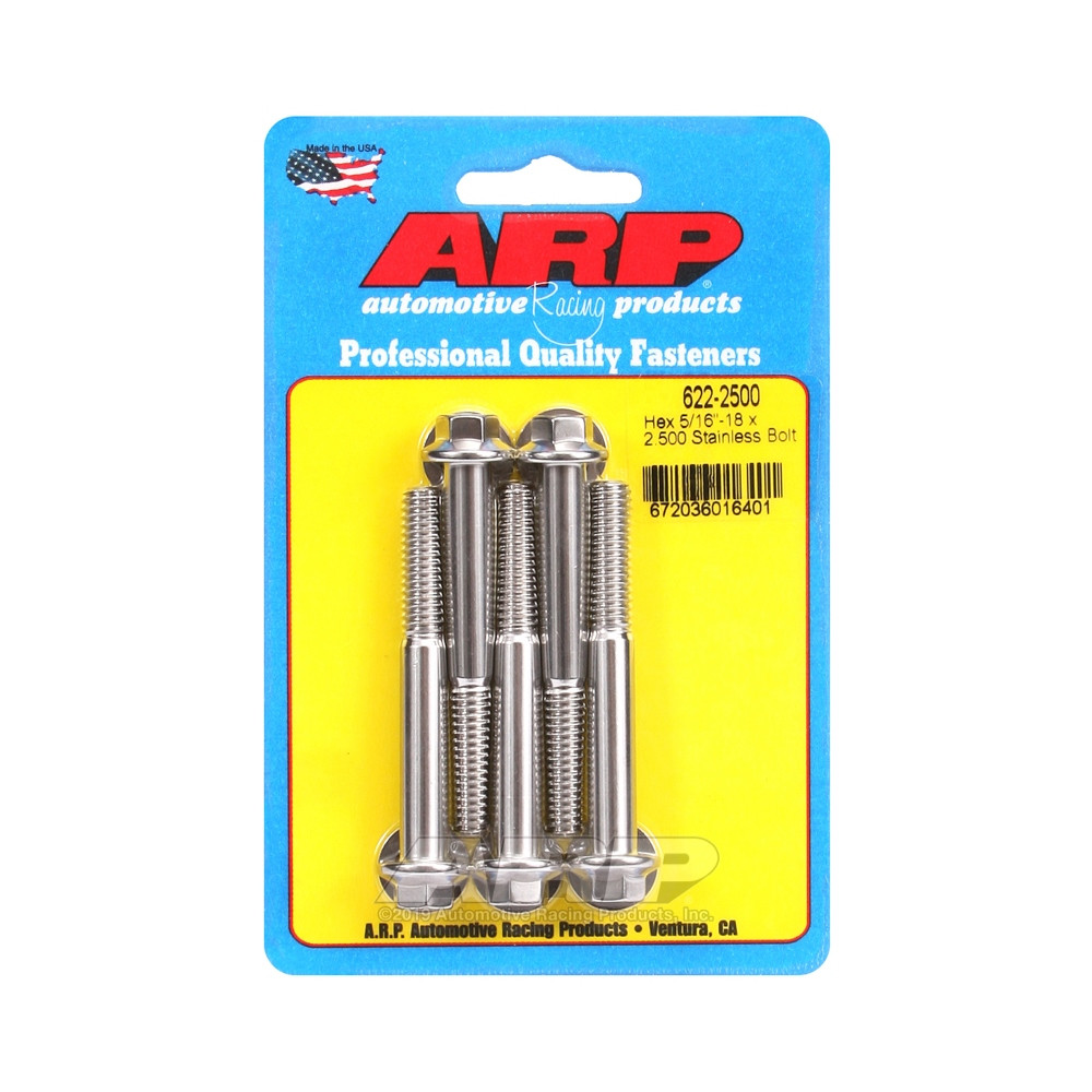 Perno Universal ARP 5/16-18 - Acero inoxidable hexagonal x5Array
