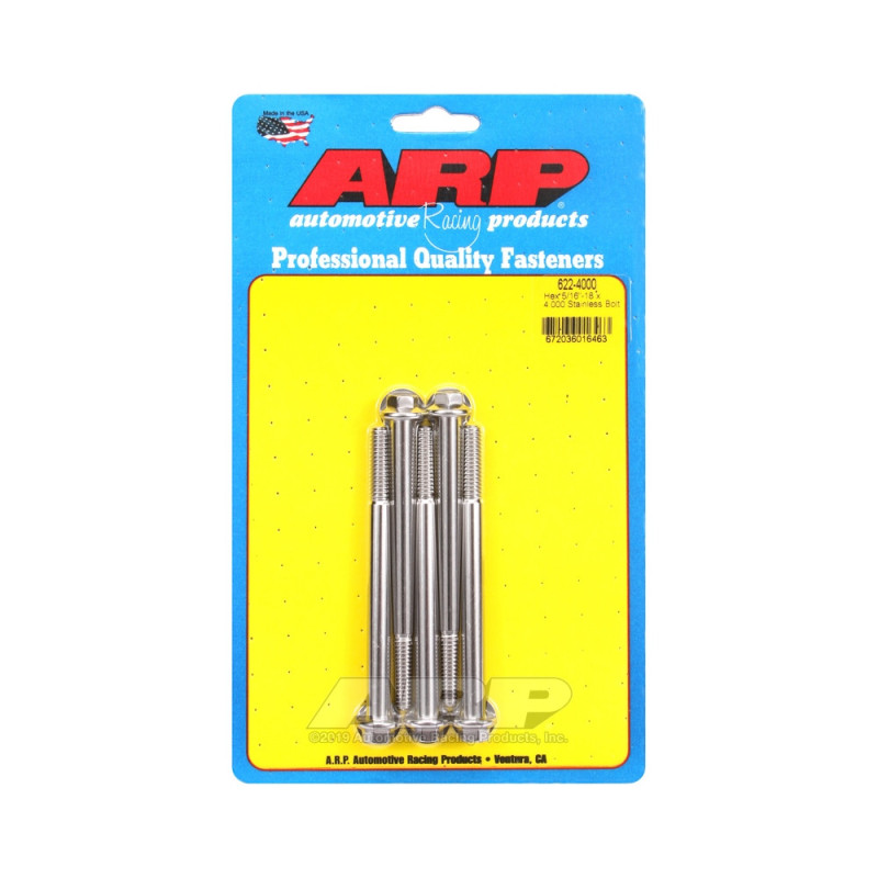 Perno Universal ARP 5/16-18 - Acero inoxidable hexagonal x5Array