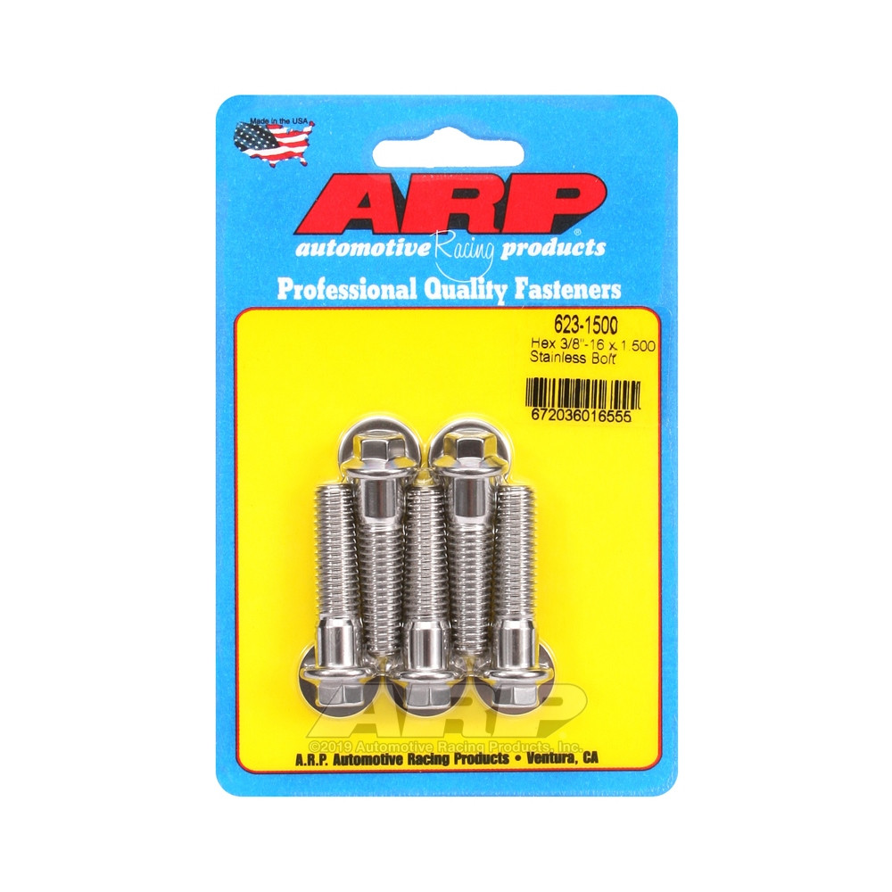 ARP Tornillo universal cabeza pequeña 3/8-16 - Acero inox. x5Array