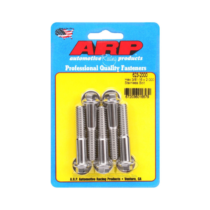 ARP Tornillo universal cabeza pequeña 3/8-16 - Acero inox. x5Array