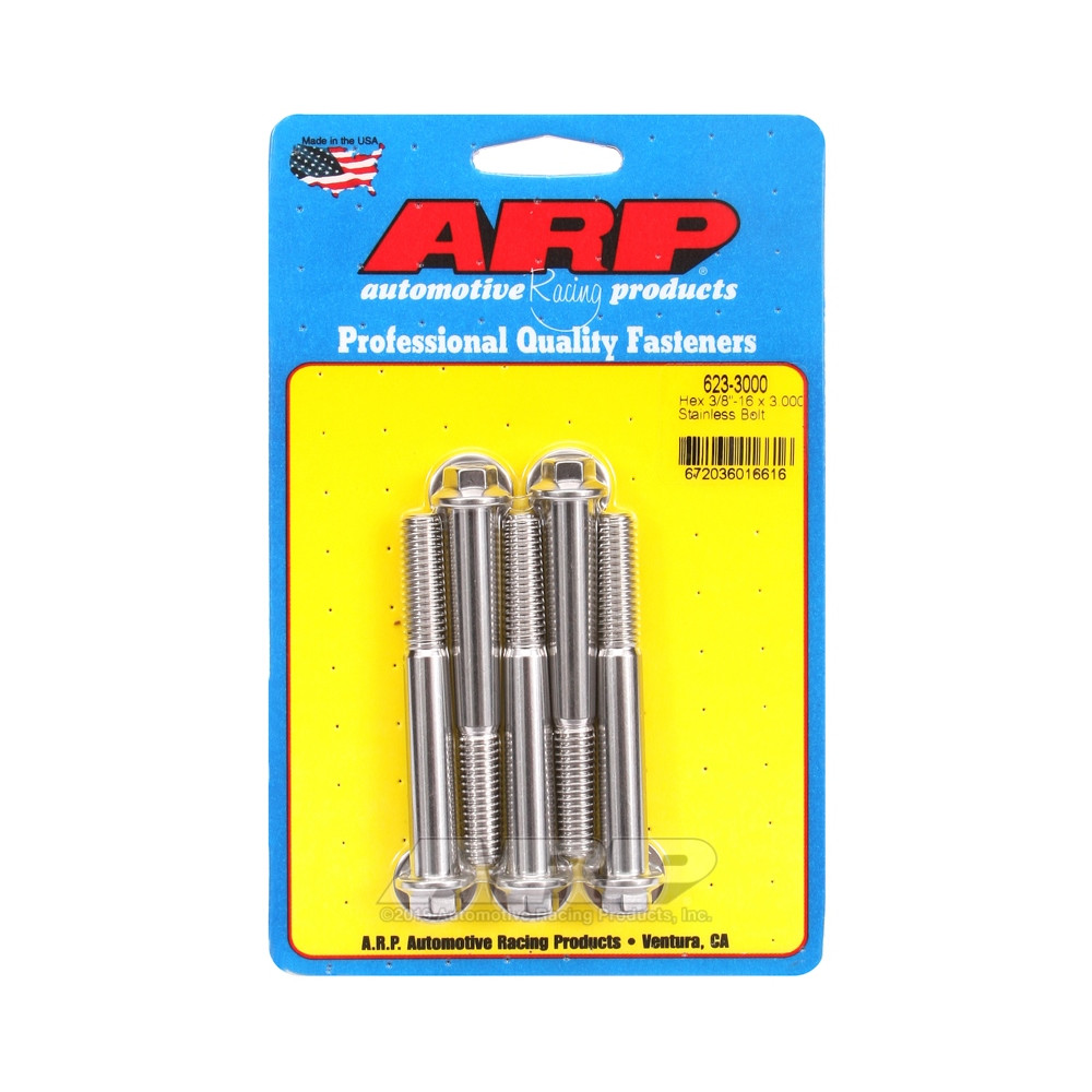 ARP Parafuso universal de cabeça pequena 3/8-16 - Aço inoxidável x5Array