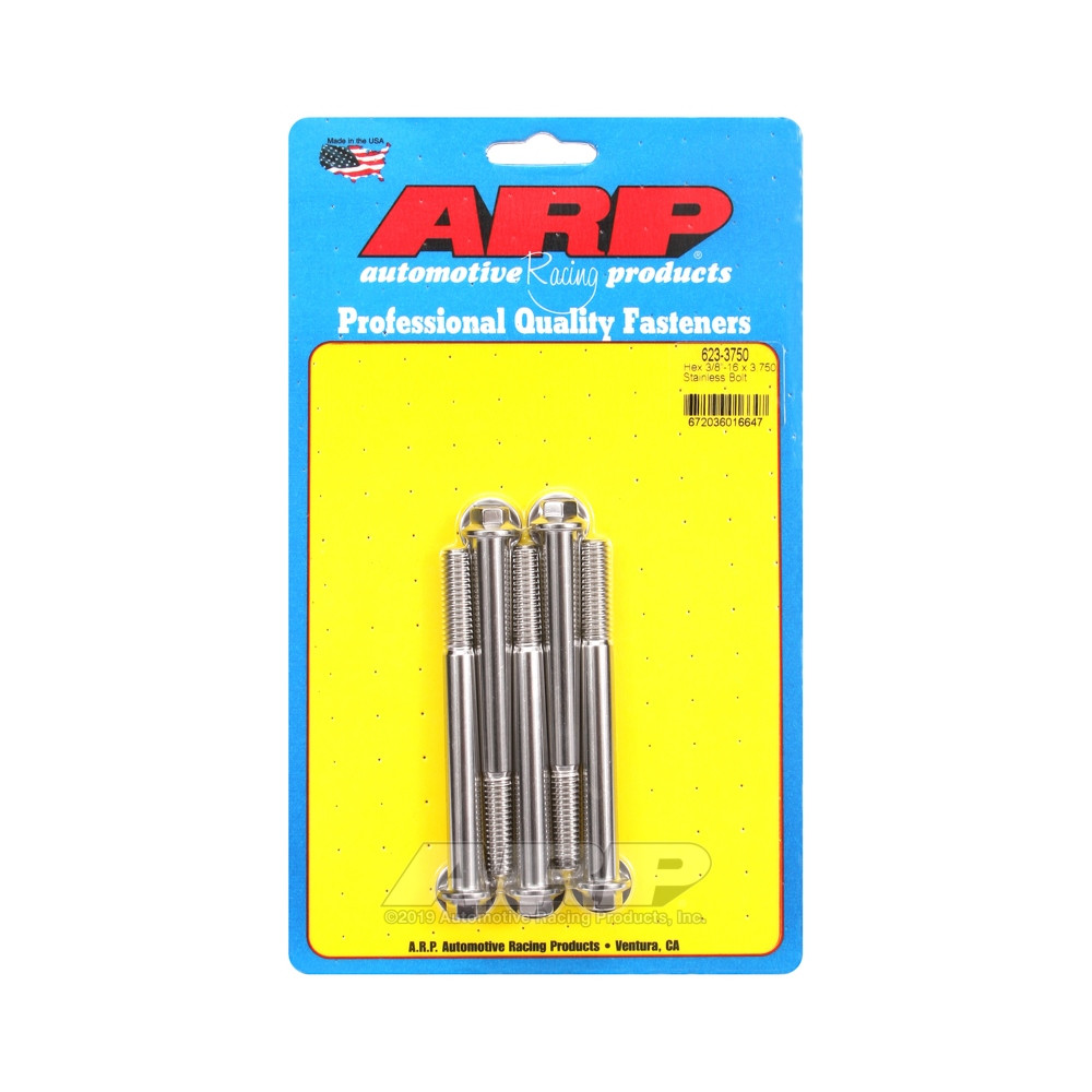 ARP Tornillo universal cabeza pequeña 3/8-16 - Acero inox. x5Array