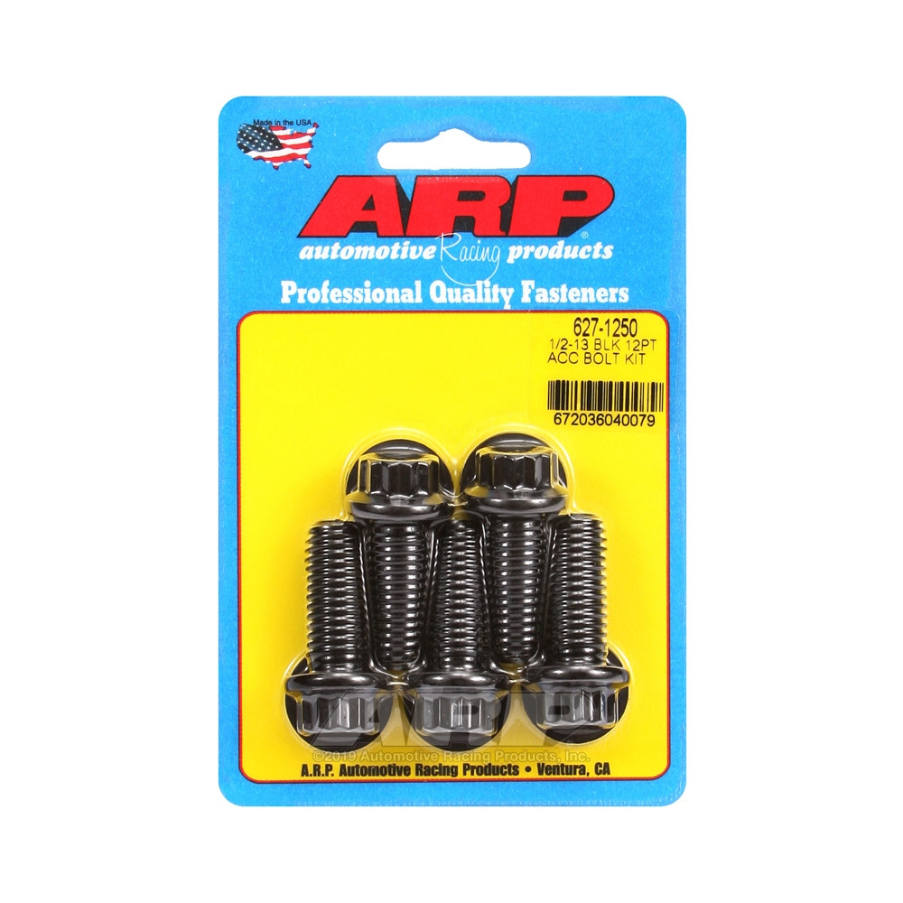 Perno Universal ARP 1/2-13 - Oxido Negro 12 Pts x5Array
