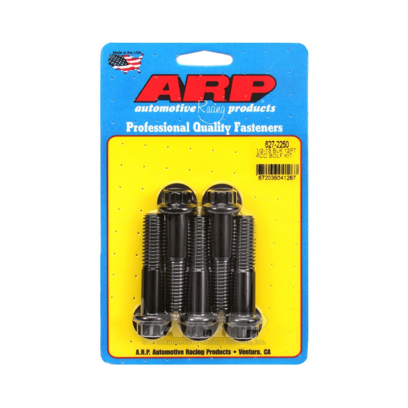 Parafusaria universal ARP 1/2-13 - Oxidado a preto, 12 pontos, 5 unidadesArray