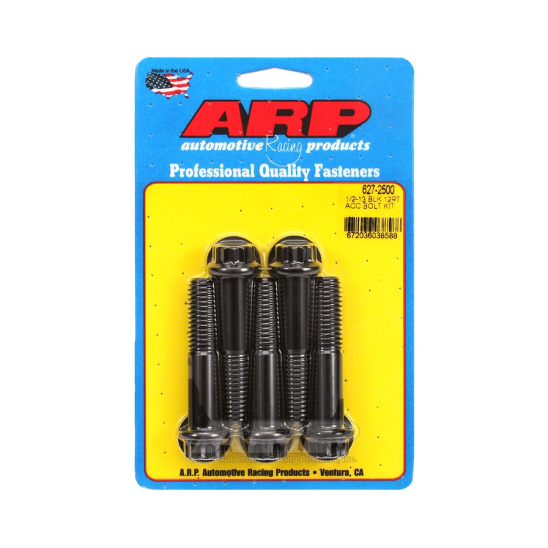 Parafusaria universal ARP 1/2-13 - Oxidado a preto, 12 pontos, 5 unidadesArray