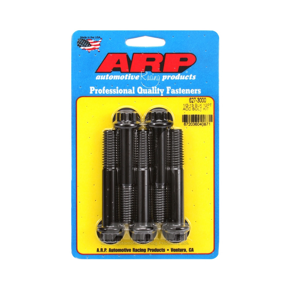 Parafusaria universal ARP 1/2-13 - Oxidado a preto, 12 pontos, 5 unidadesArray
