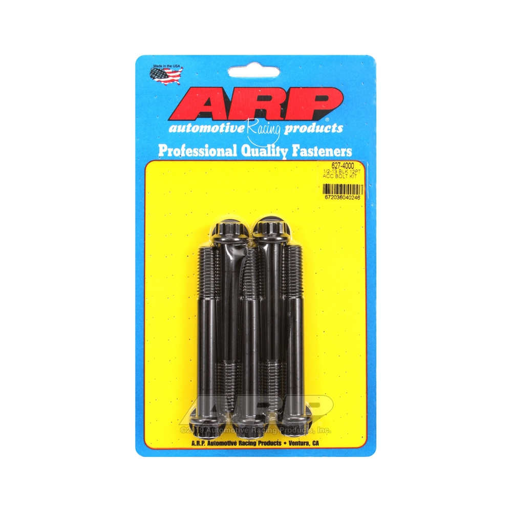 Parafusaria universal ARP 1/2-13 - Oxidado a preto, 12 pontos, 5 unidadesArray