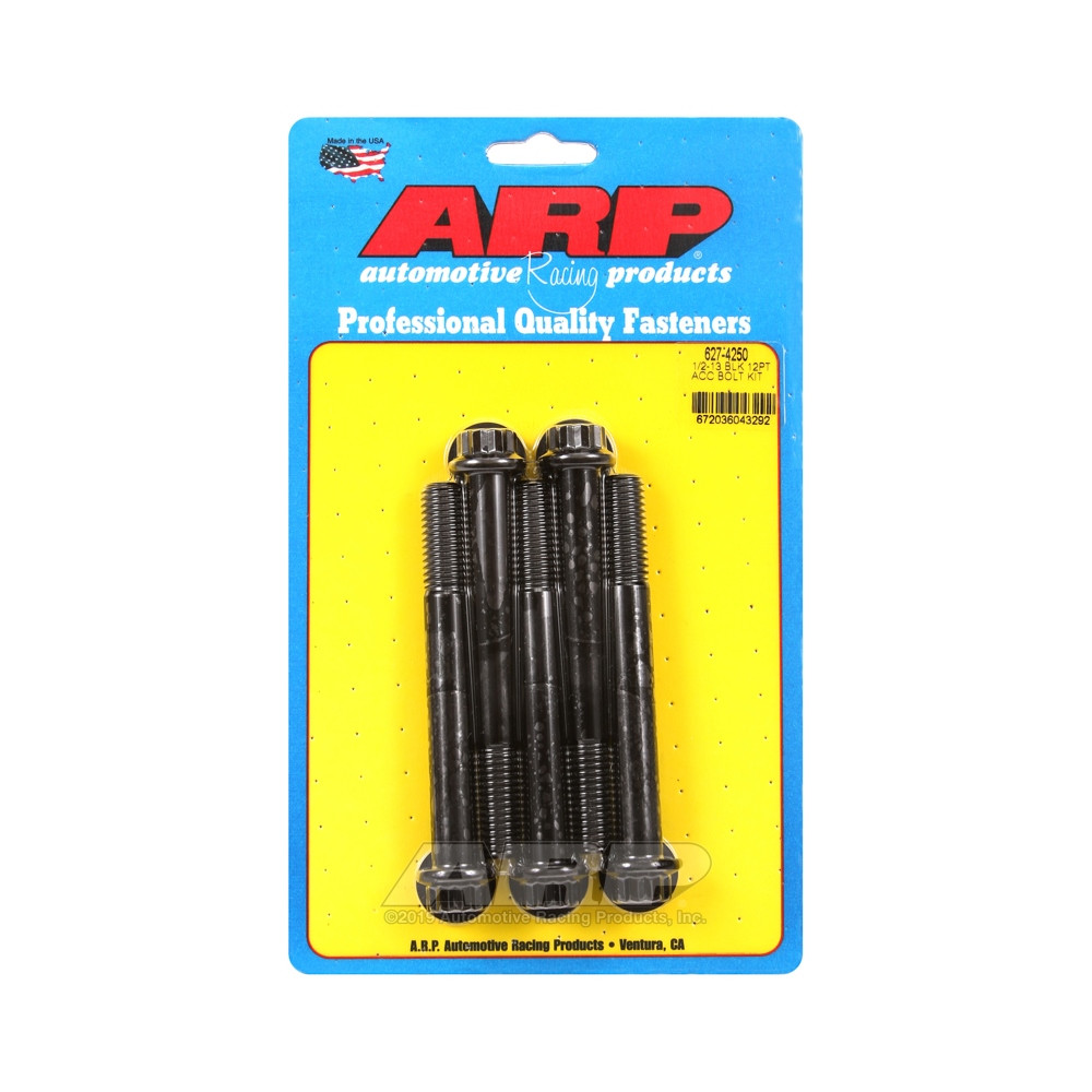 Perno Universal ARP 1/2-13 - Oxido Negro 12 Pts x5Array