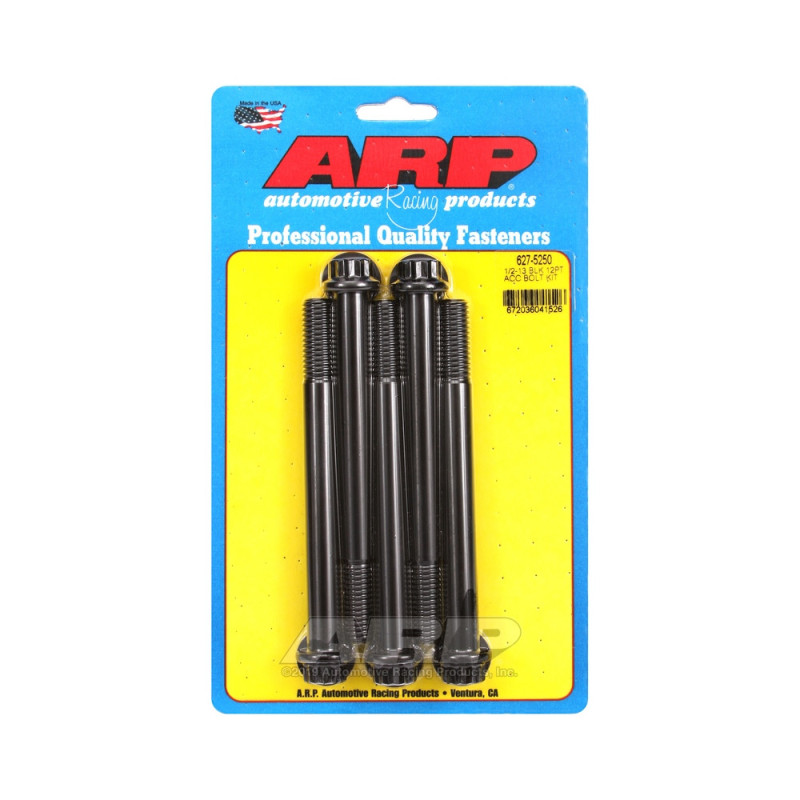 Parafusaria universal ARP 1/2-13 - Oxidado a preto, 12 pontos, 5 unidadesArray