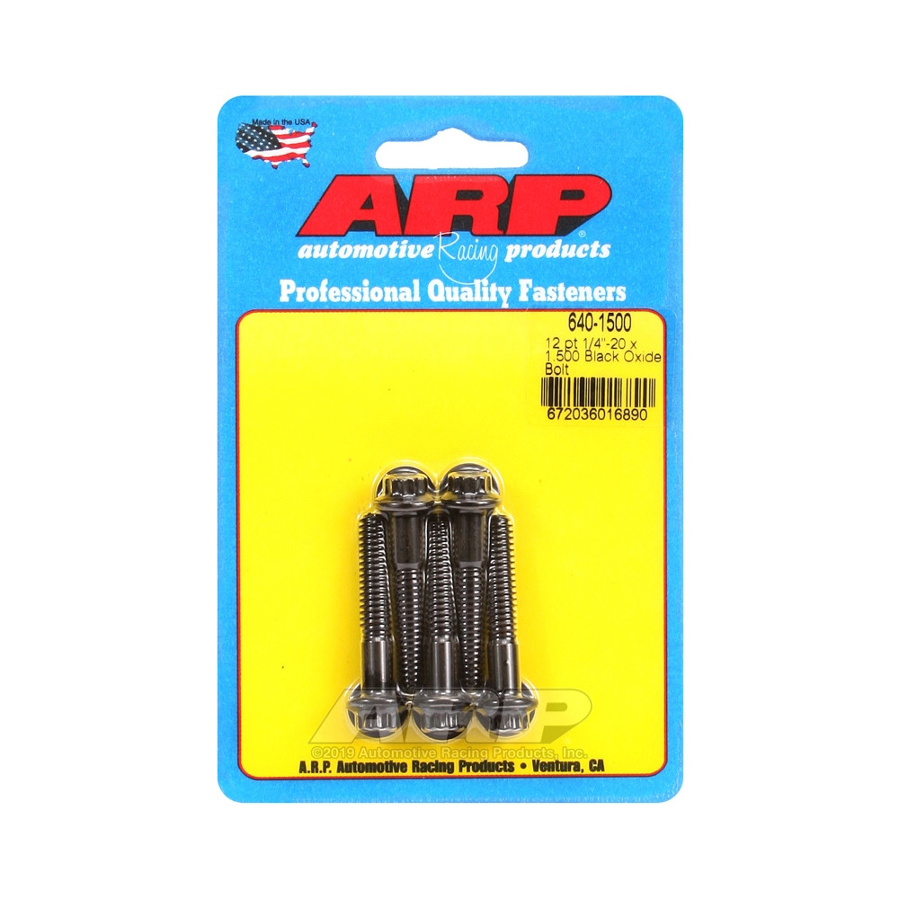 Tornillo Universal ARP 1/4-20 - Negro Oxyde 12 Pts x5Array