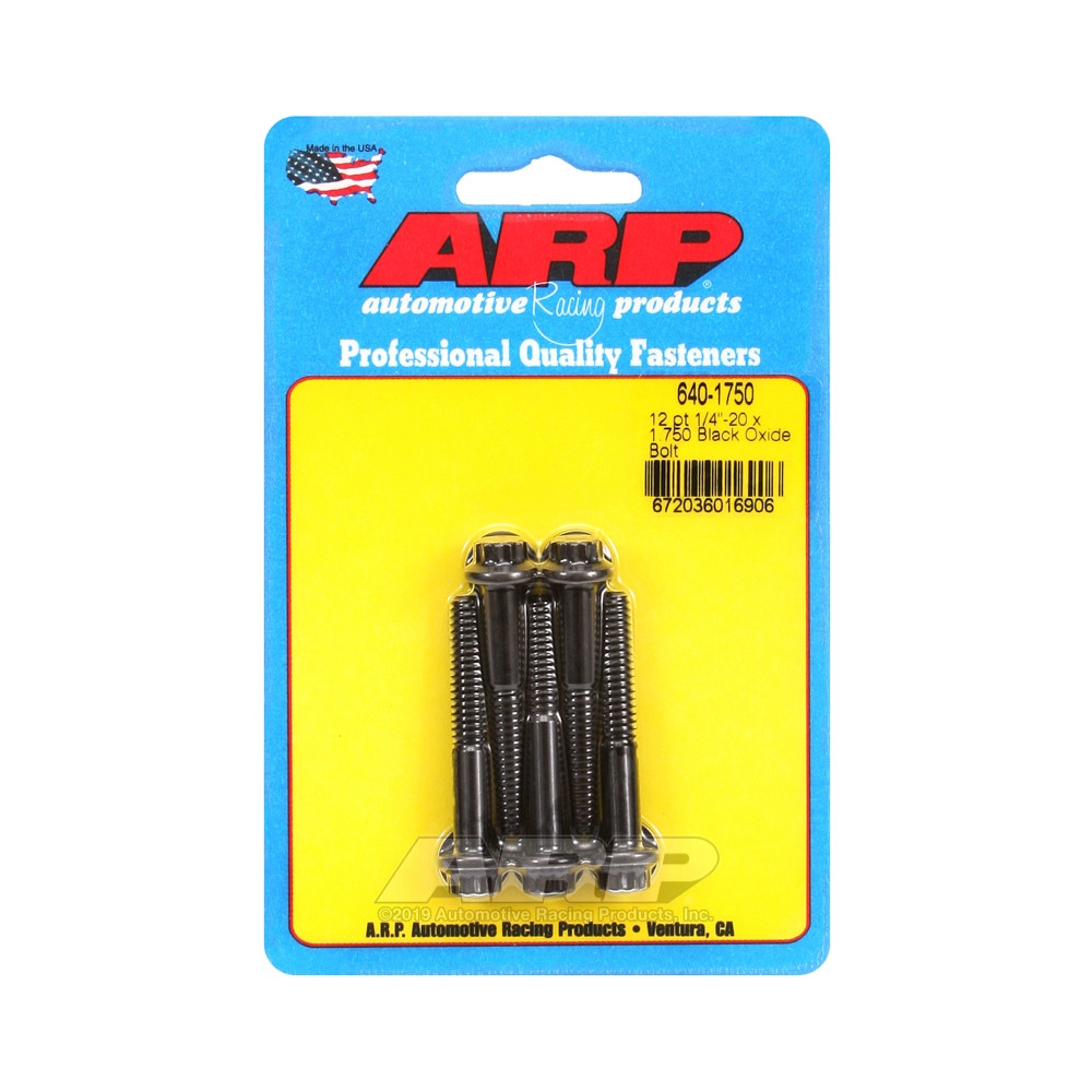 Tornillo Universal ARP 1/4-20 - Negro Oxyde 12 Pts x5Array