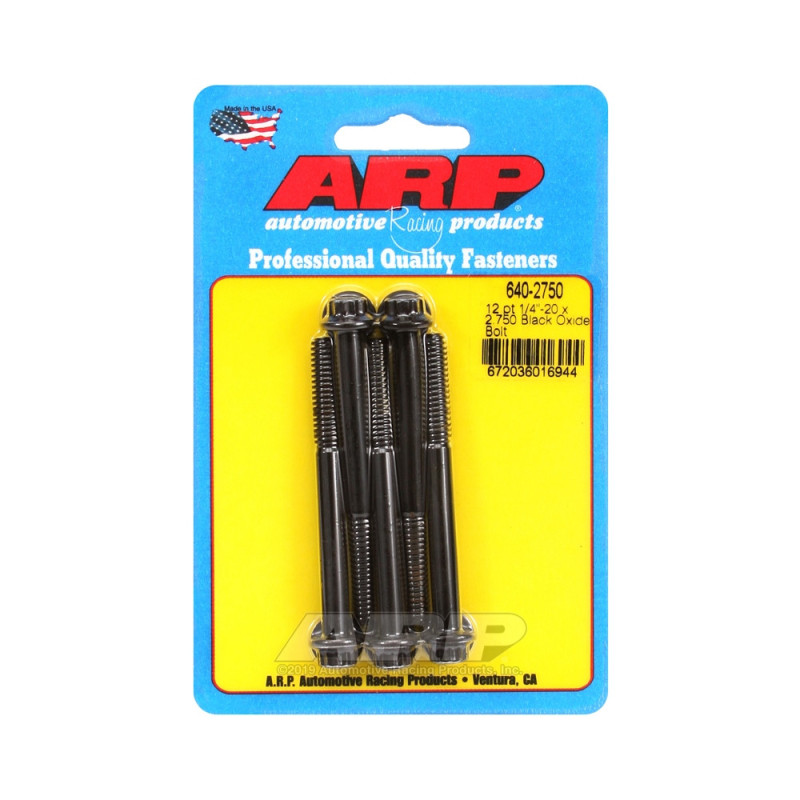 Tornillo Universal ARP 1/4-20 - Negro Oxyde 12 Pts x5Array