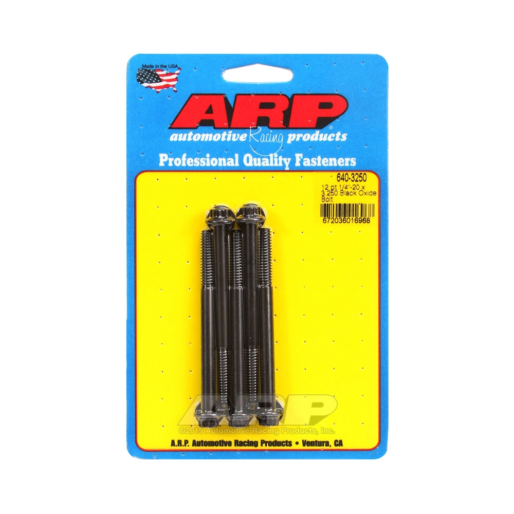 Tornillo Universal ARP 1/4-20 - Negro Oxyde 12 Pts x5Array