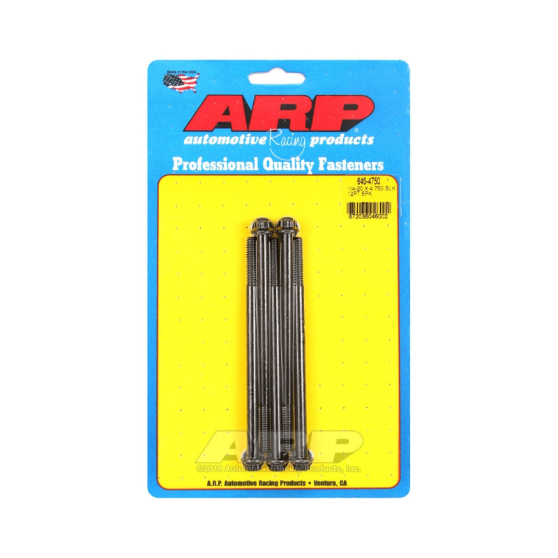 Parafusaria universal ARP 1/4-20 - Óxido preto, 12 pontos, 5 unidadesArray