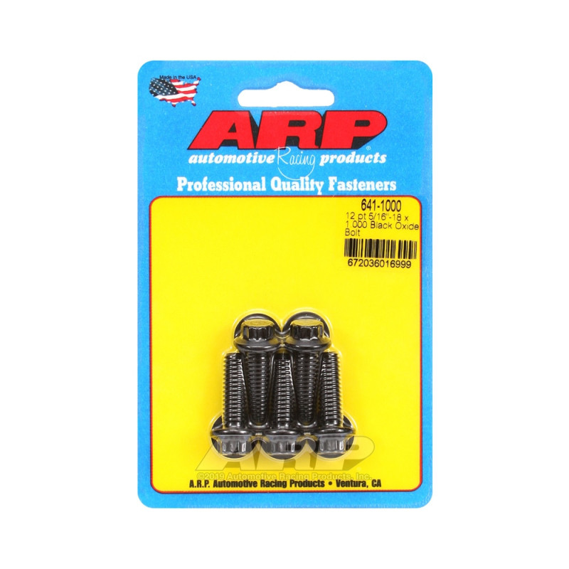 Tornillo Universal ARP 5/16-18 - Negro Oxyde 12 Pts x5Array