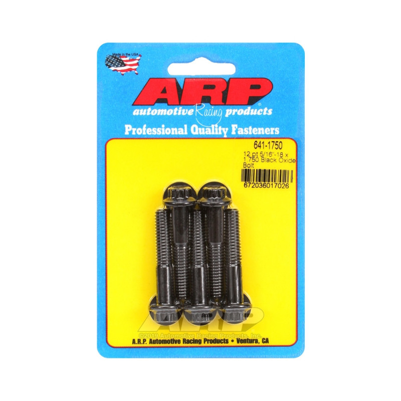 Perno Universal ARP 5/16-18 - Negro Oxyde 12 Pts x5Array