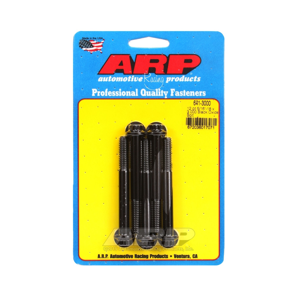 Perno Universal ARP 5/16-18 - Negro Oxyde 12 Pts x5Array