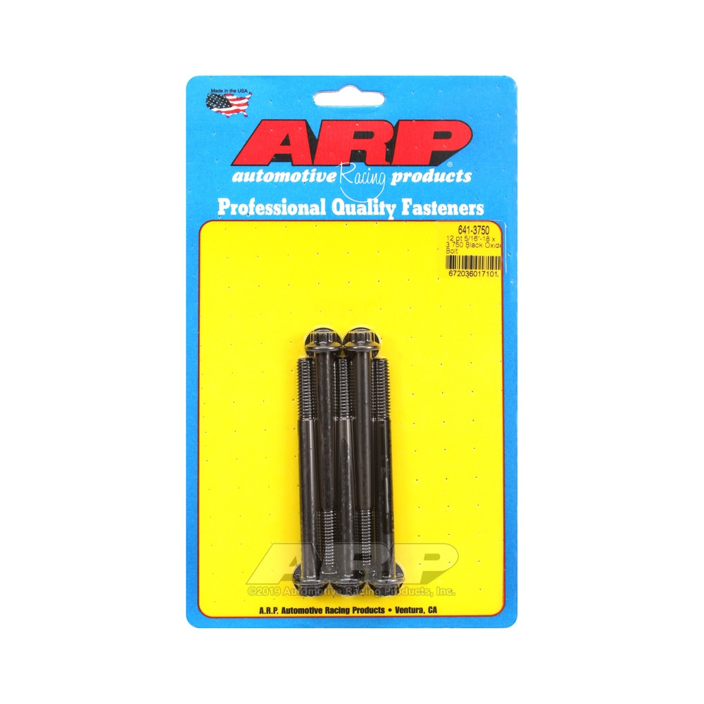 Parafusaria universal ARP 5/16-18 - Óxido preto, 12 pontos, 5 unidadesArray