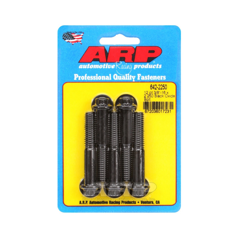 ARP Tornillo universal cabeza pequeña 3/8-16 - Óxido negro 12 pts x5Array