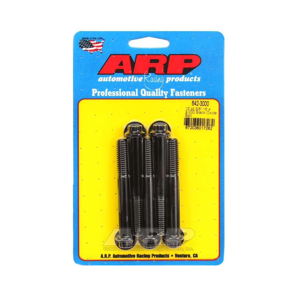 ARP Tornillo universal cabeza pequeña 3/8-16 - Óxido negro 12 pts x5Array