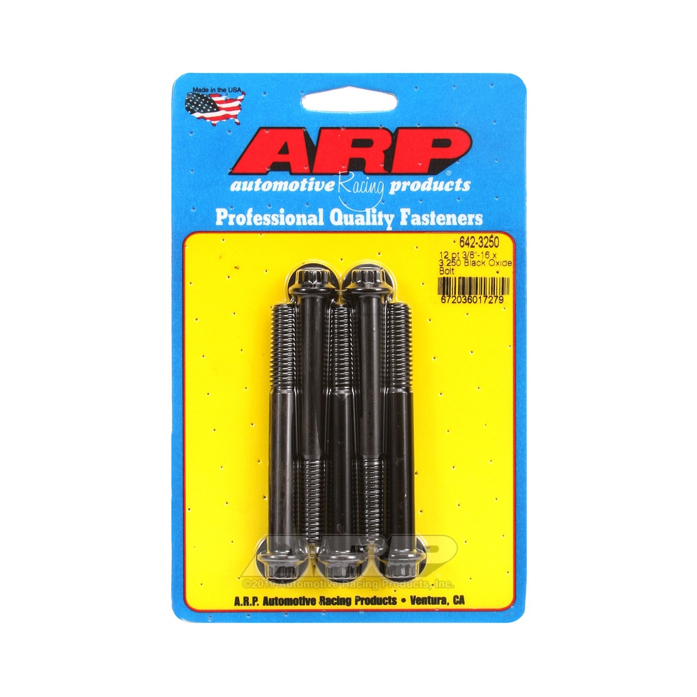 Parafusaria universal ARP de cabeça pequena 3/8-16 - Óxido preto, 12 pontos x 5Array