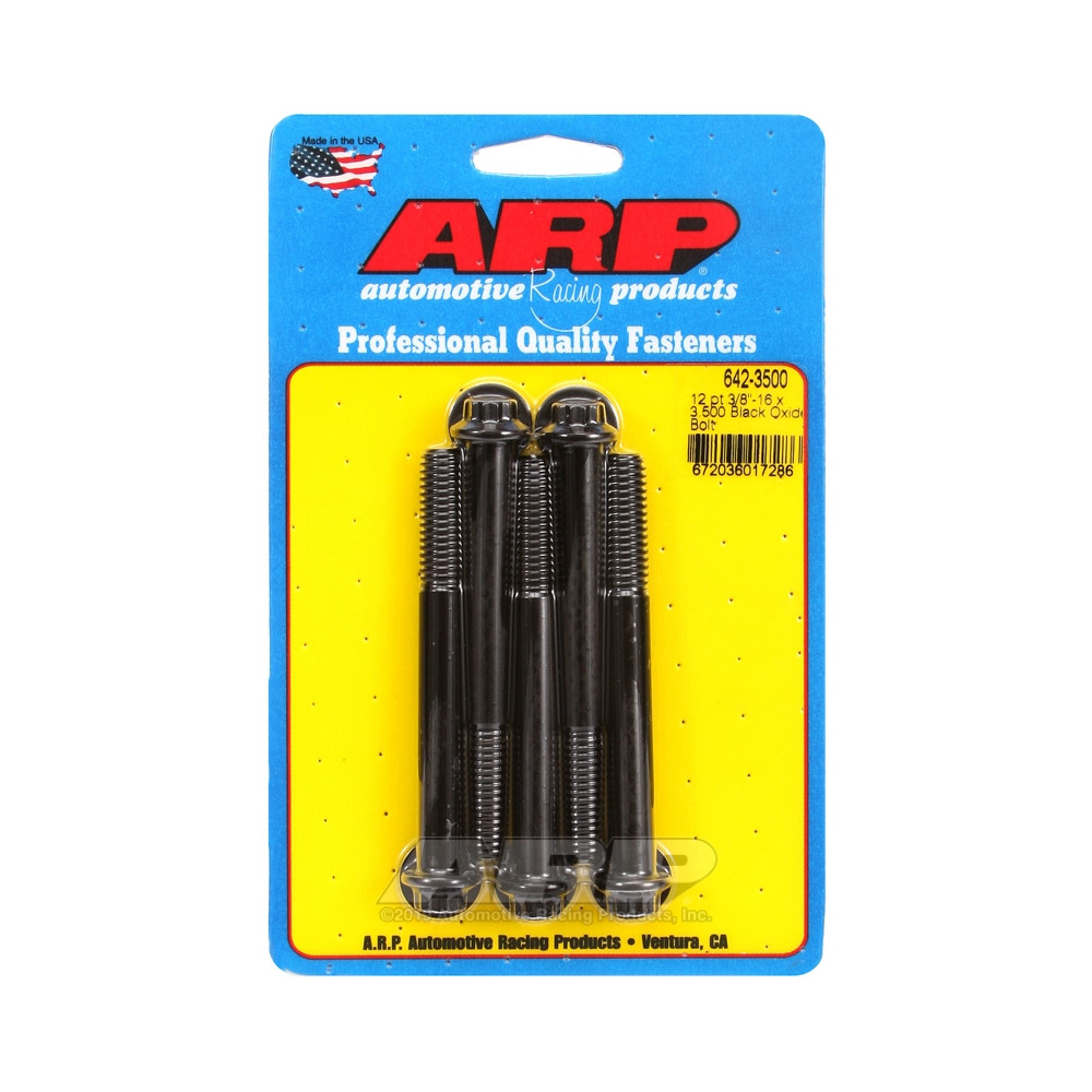Parafusaria universal ARP de cabeça pequena 3/8-16 - Óxido preto, 12 pontos x 5Array