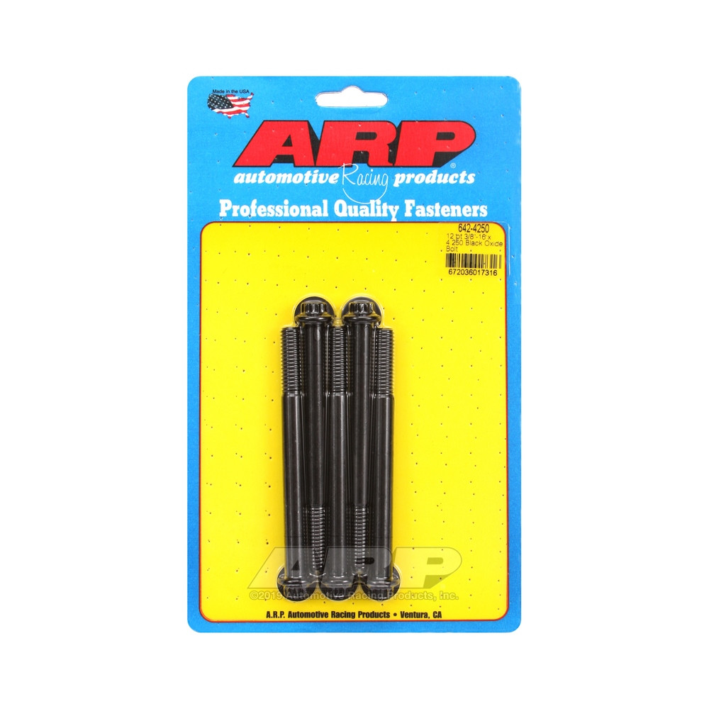 ARP Parafuso universal cabeça pequena 3/8-16 - Óxido preto 12 pts x5Array