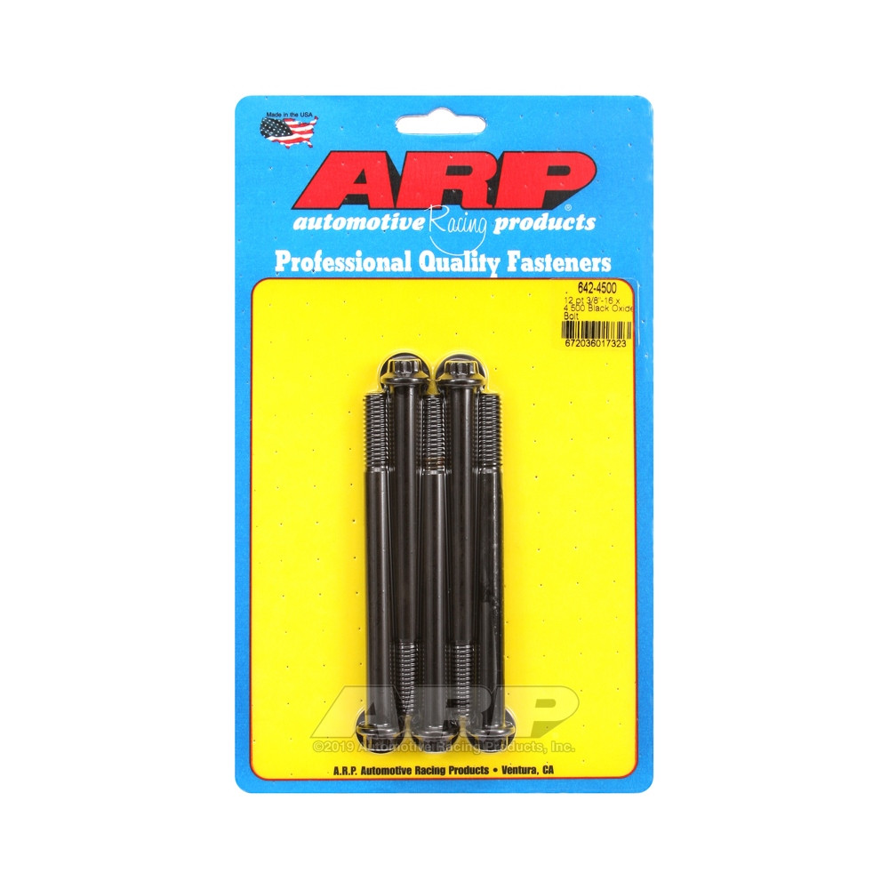 ARP Tornillo universal cabeza pequeña 3/8-16 - Óxido negro 12 pts x5Array