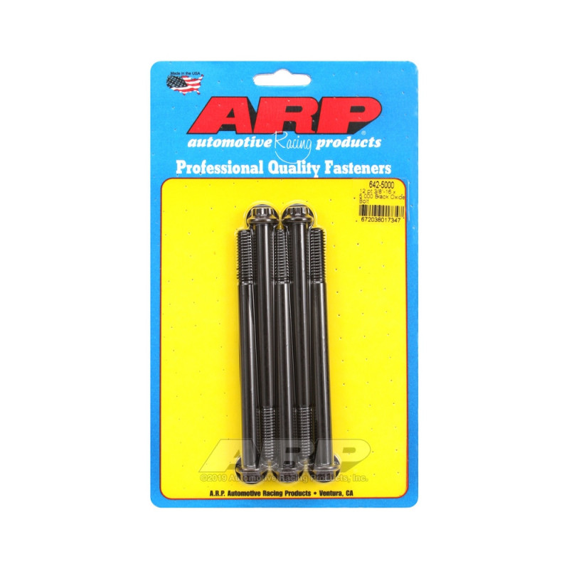 Parafusaria universal ARP de cabeça pequena 3/8-16 - Óxido preto, 12 pontos x 5Array