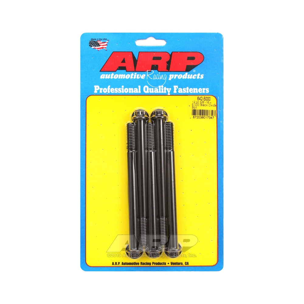 Parafusaria universal ARP de cabeça pequena 3/8-16 - Óxido preto, 12 pontos x 5Array
