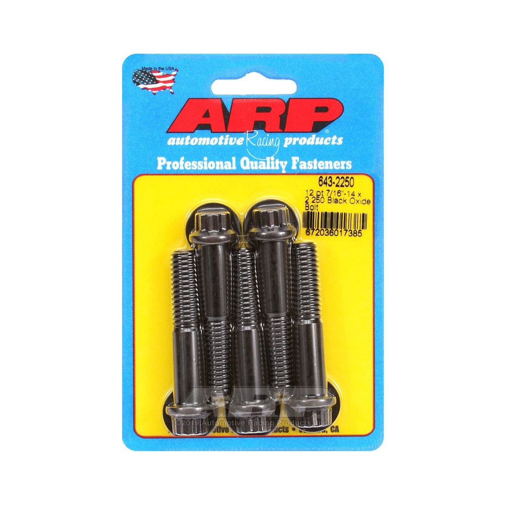 Parafuso Universal ARP 7/16-14 - Óxido Preto 12 Pts x5Array