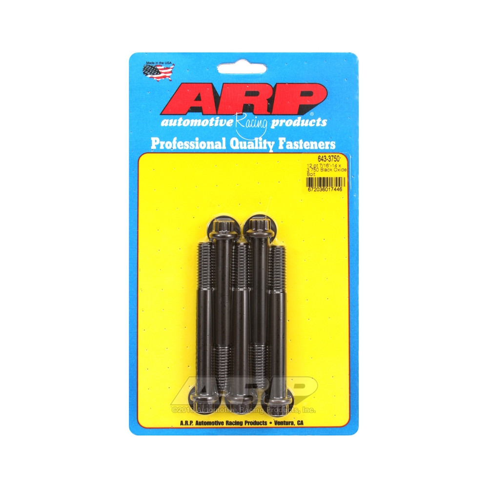 Perno Universal ARP 7/16-14 - Oxido Negro 12 Pts x5Array