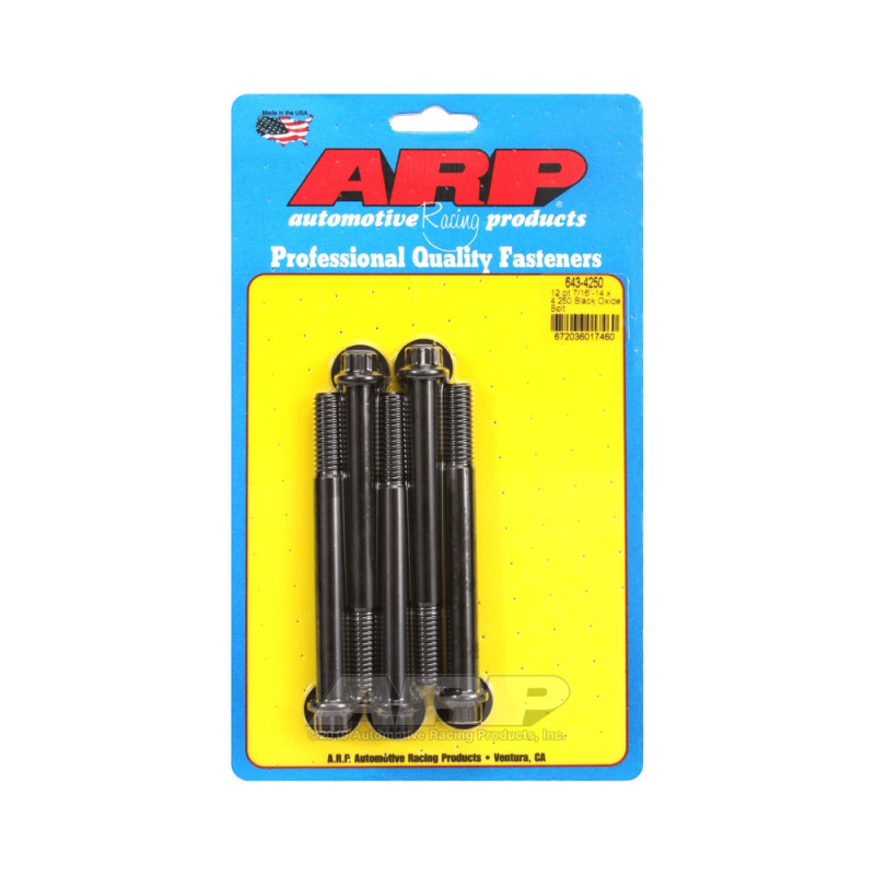 Perno Universal ARP 7/16-14 - Oxido Negro 12 Pts x5Array