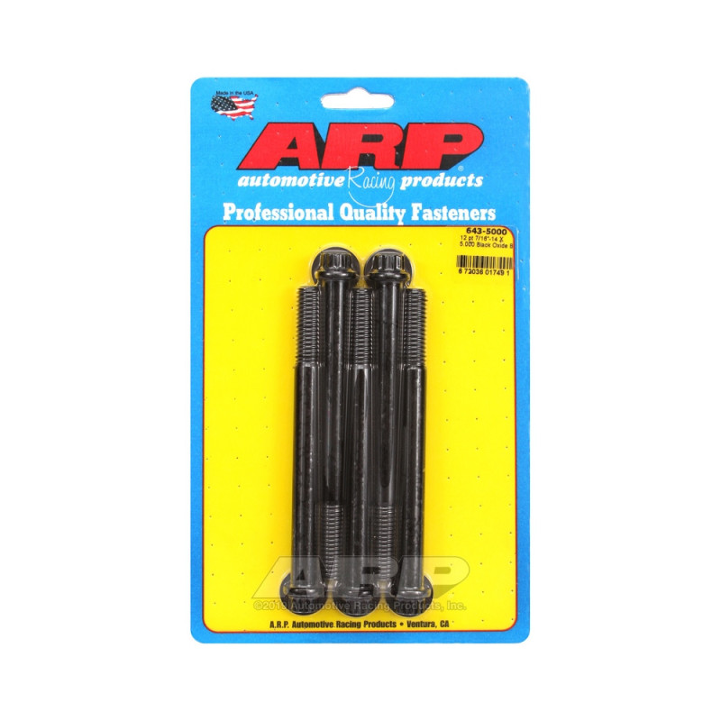 Perno Universal ARP 7/16-14 - Oxido Negro 12 Pts x5Array