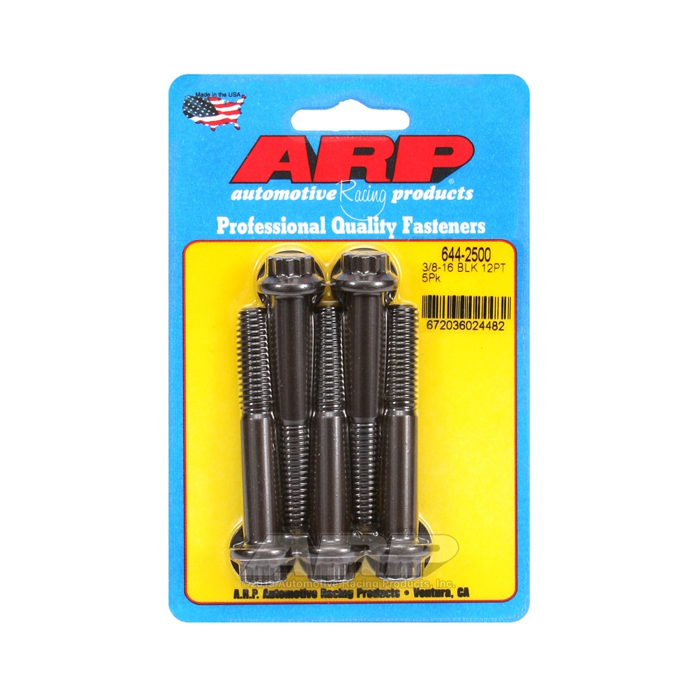 Parafusaria universal ARP com cabeça STD 3/8-16 - Óxido preto, 12 pontas x 5Array