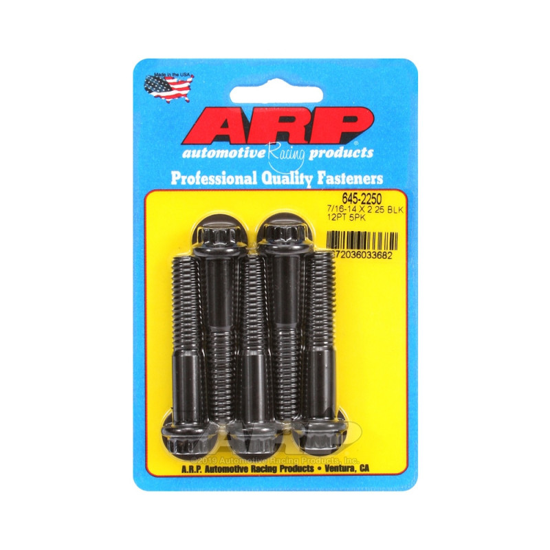 Parafusaria universal ARP 7/16-14 - Óxido preto, 12 pontas, 5 unidadesArray