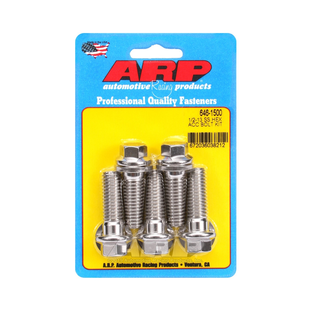 Perno Universal ARP 1/2-13 - Hexo Inoxidable x5Array