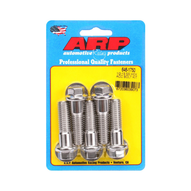 Parafusaria universal ARP 1/2-13 - Aço inoxidável, cabeça sextavada, x5Array