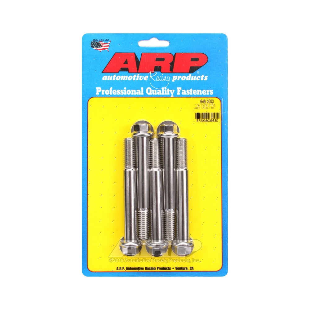 Perno Universal ARP 1/2-13 - Hex. inoxidable x5Array