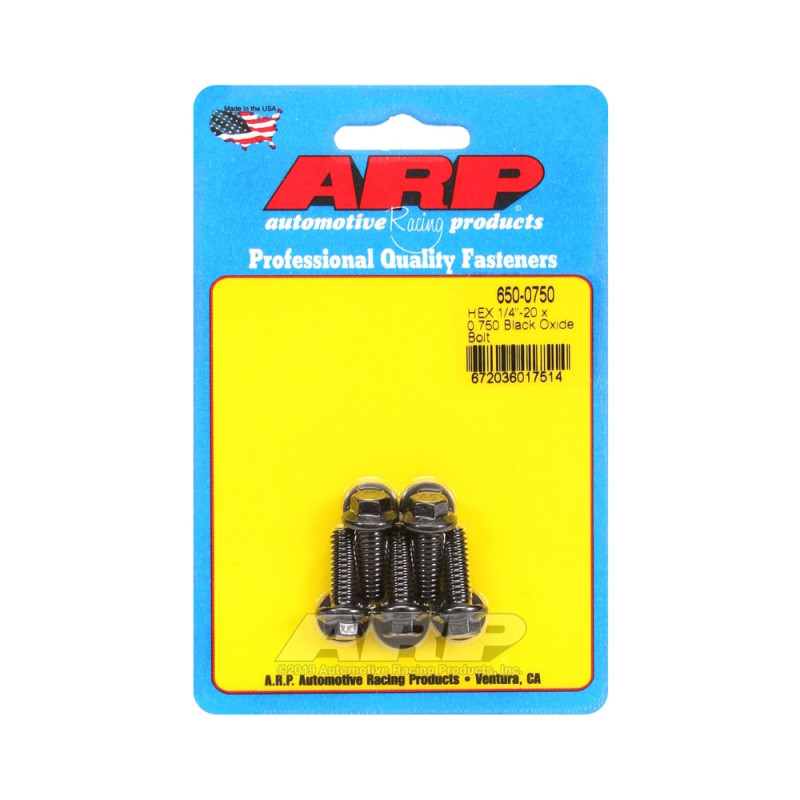 Perno Universal ARP 1/4-20 - Negro Oxido Hex x5Array