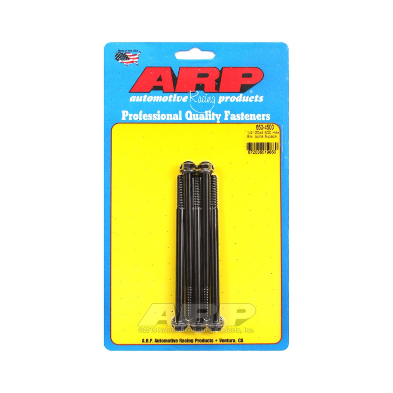 Tornillo universal ARP 1/4-20 - Óxido negro hexagonal x5Array