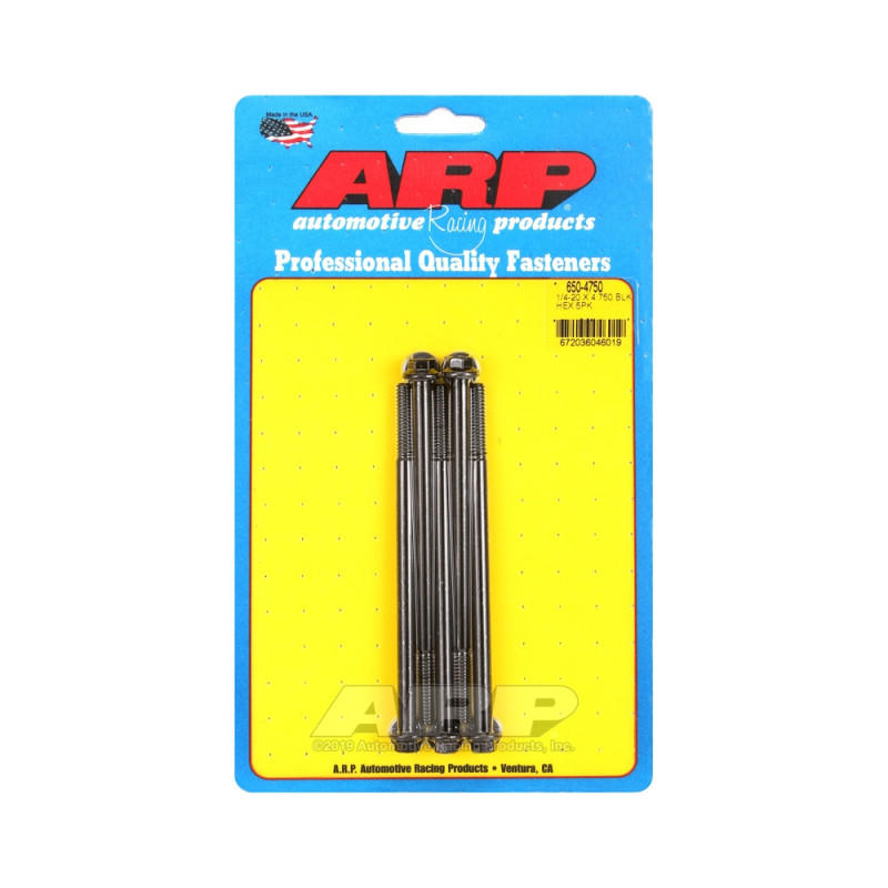 Perno universal ARP 1/4-20 - Óxido negro hexagonal x5Array