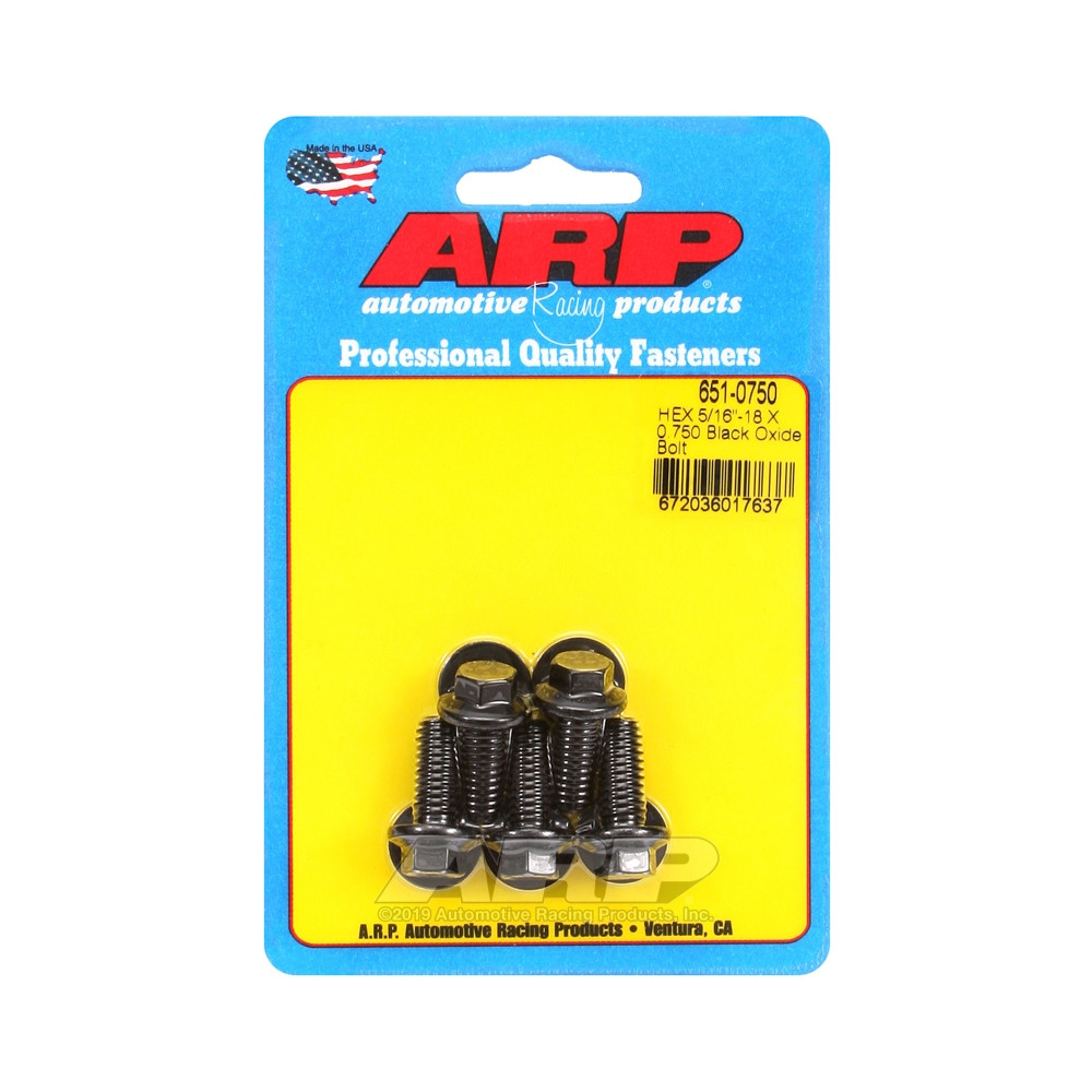 Perno Universal ARP 5/16-18 - Negro Oxyde Hex x5Array